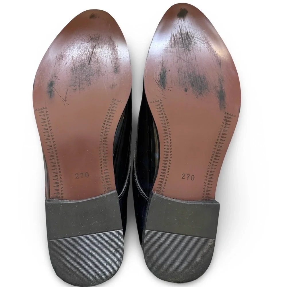 Blue Purple Iridescent Patent Leather Oxford Dress Shoes Mens Sz 9 Formal